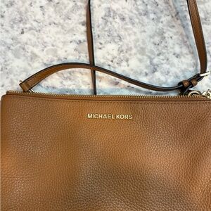 Michael Kors Tan Leather Crossbody Bag